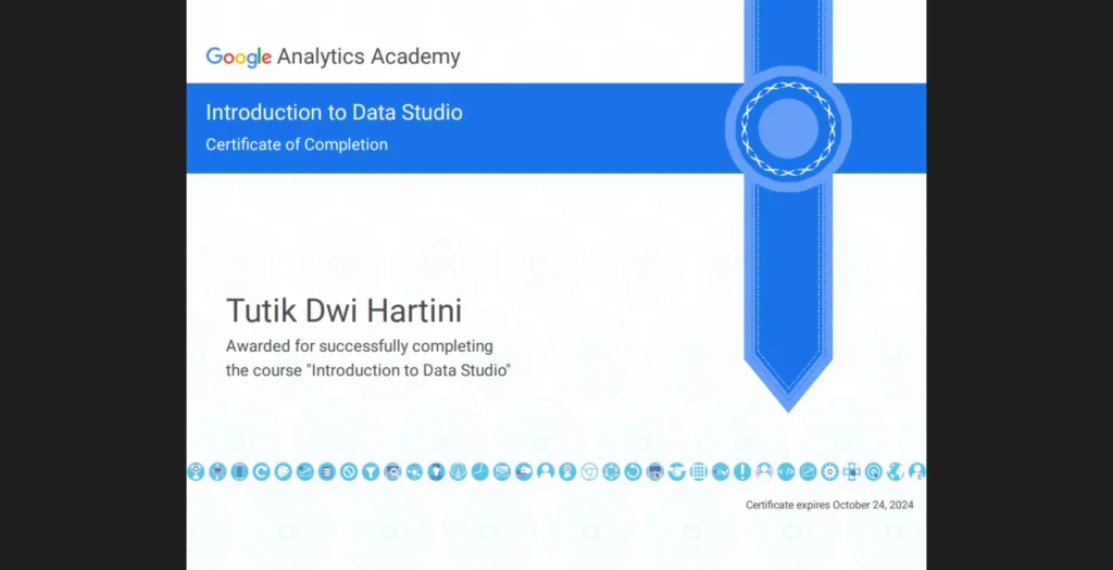 Introduction to Data Studio - Google Digital Academy (Skillshop)