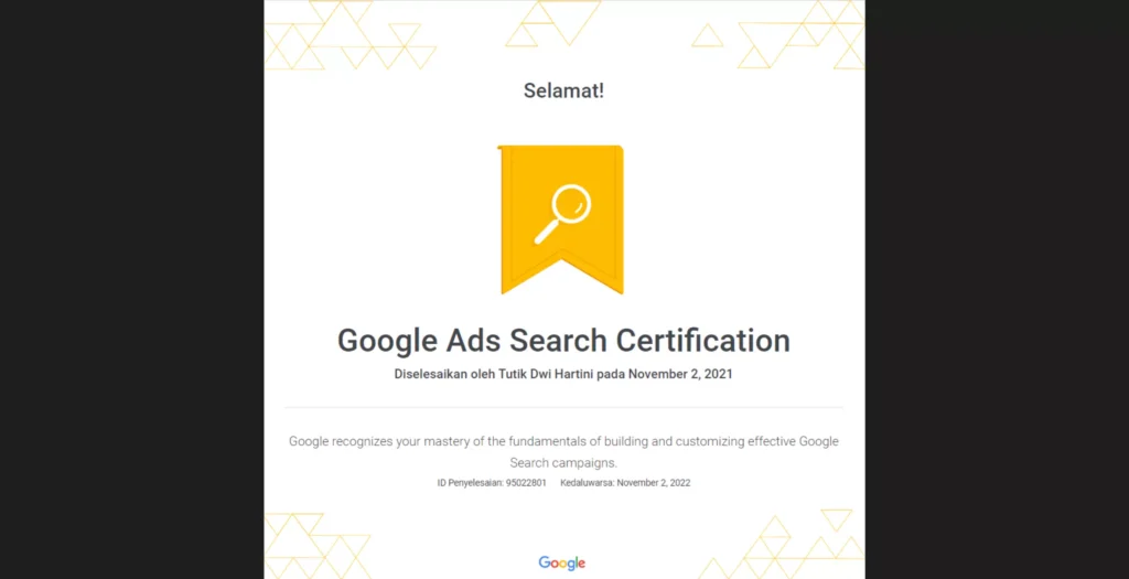 Google Ads Search - Google Digital Academy (Skillshop)
